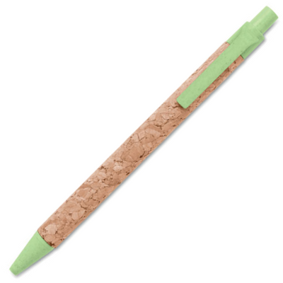 Branded Cork/ Wheat Straw/ABS ball pen
