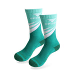 Crew Woven Sport Socks with Towel Bottom
