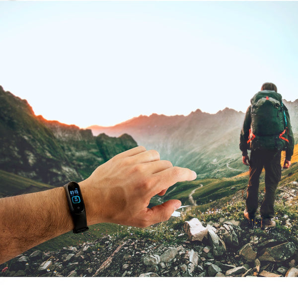 CALATRAVA. ABS and TPU smart bracelet with LCD display