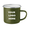 Branded Metal mug with enamel layer 350ml