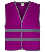 Yoko Kids Hi-Vis Two Band Waistcoat