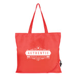 Branded Bayford 190T Polyester foldable pullstring shopper bag