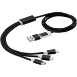 Branded Versatile 5-in-1 charging cable