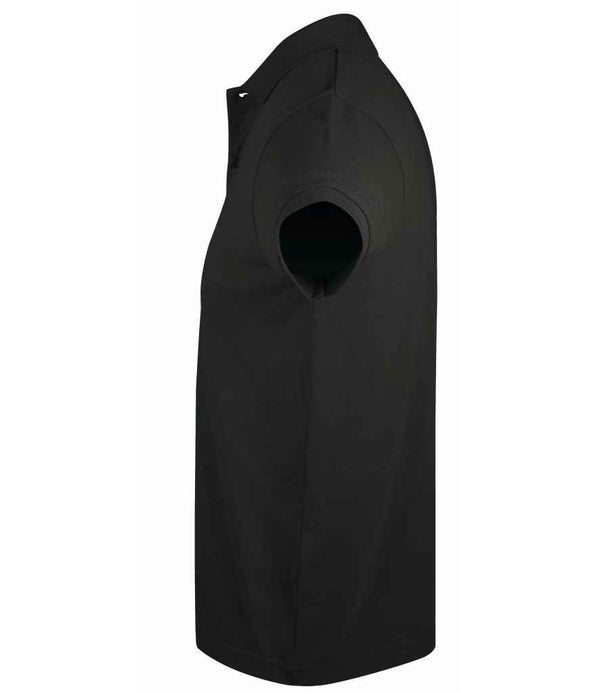 SOL'S Prime Poly/Cotton Piqué Polo Shirt Dark Grey