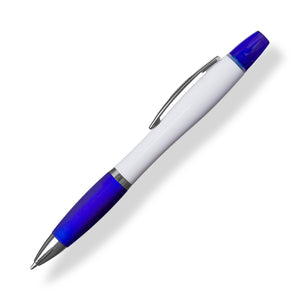 Blue Curvy Duo Highlighter Pen