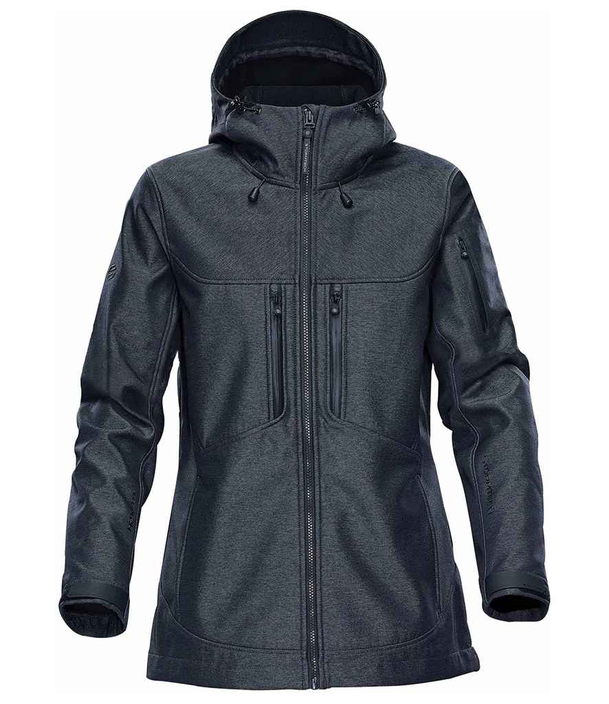 Branded Stormtech Ladies Epsilon 2 Hooded Soft Shell Jacket