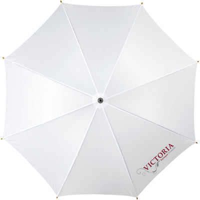 Branded Kyle 23" auto open umbrella wooden shaft and handle