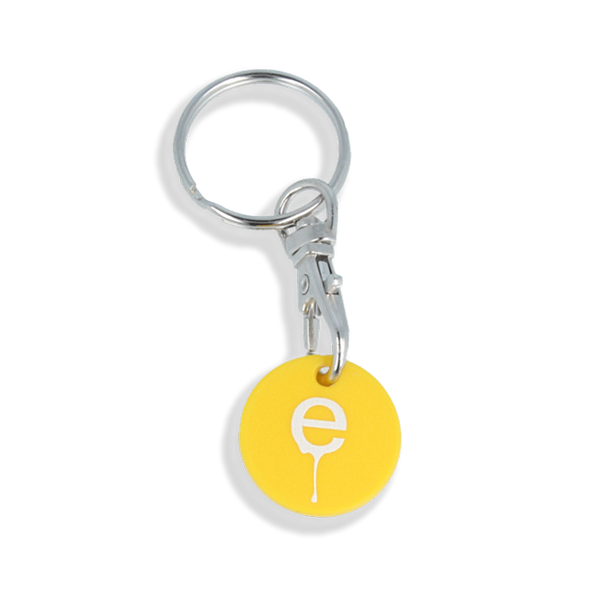 Recycled Old Trolley Coin Keyring