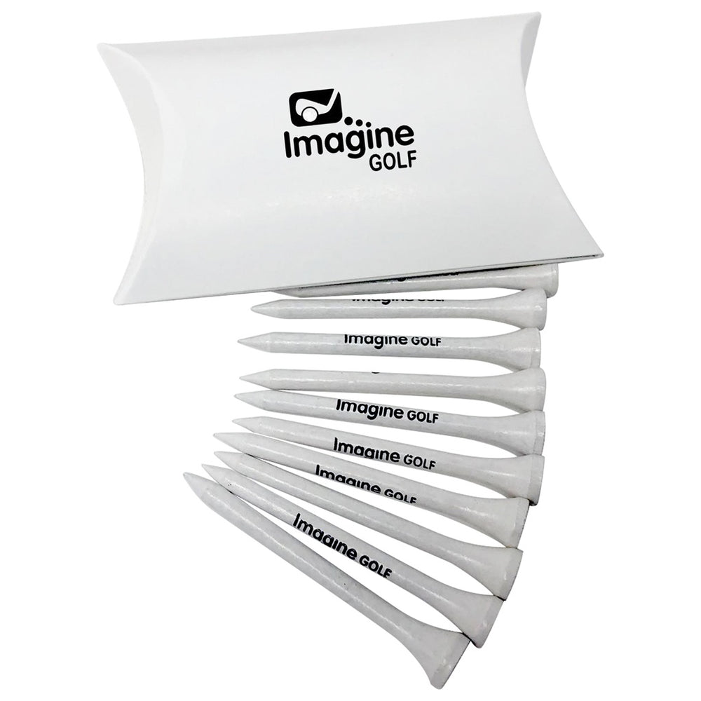 Abbey Eco Pillow Pack of 10 Bamboo Golf Tees - 74mm x 110mm