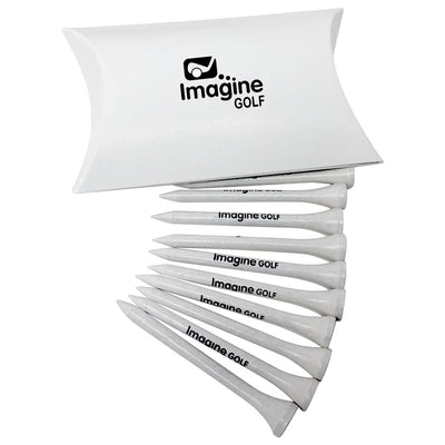 Abbey Eco Pillow Pack of 10 Bamboo Golf Tees - 74mm x 110mm