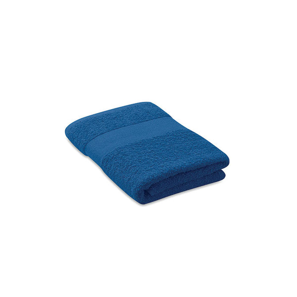 Towel organic cotton 100x50cm Royal Blue