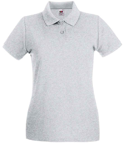 Fruit of the Loom Lady-Fit Premium Cotton Piqué Polo Shirt