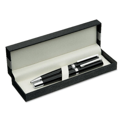 Pen and roller in paper box