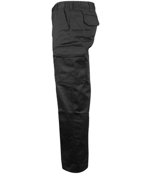 Warrior Cargo Trousers Black