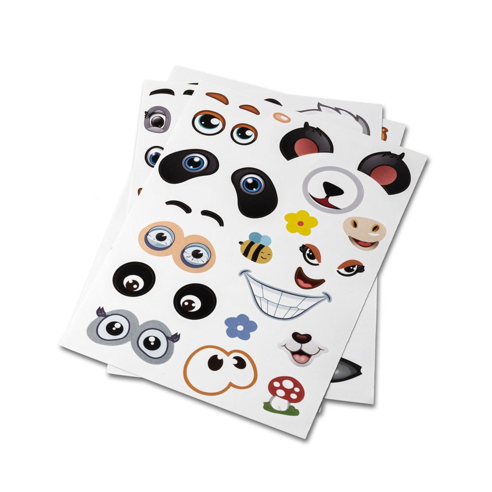 MADAGASCAR. Sticker set with six sheets – Totally Branded