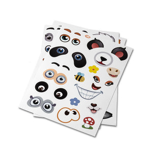 MADAGASCAR. Sticker set with six sheets