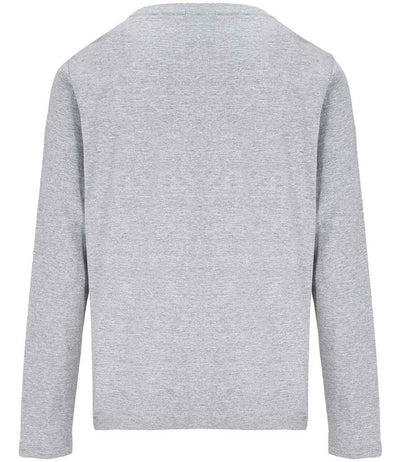 SOL'S Ladies Monarch Long Sleeve T-Shirt Grey Marl