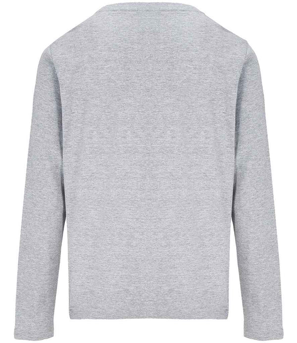 SOL'S Ladies Monarch Long Sleeve T-Shirt Grey Marl
