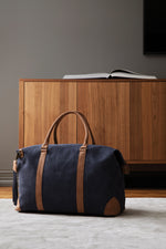 Branded VINGA Bosler RCS recycled canvas duffelbag