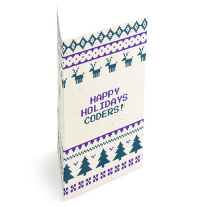 A5 Seed Paper Christmas Card