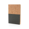 Branded A5 cork & kraft notebook