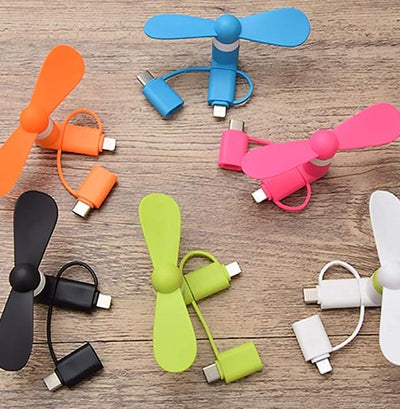 Mobile Phone Fan - 3-in-1