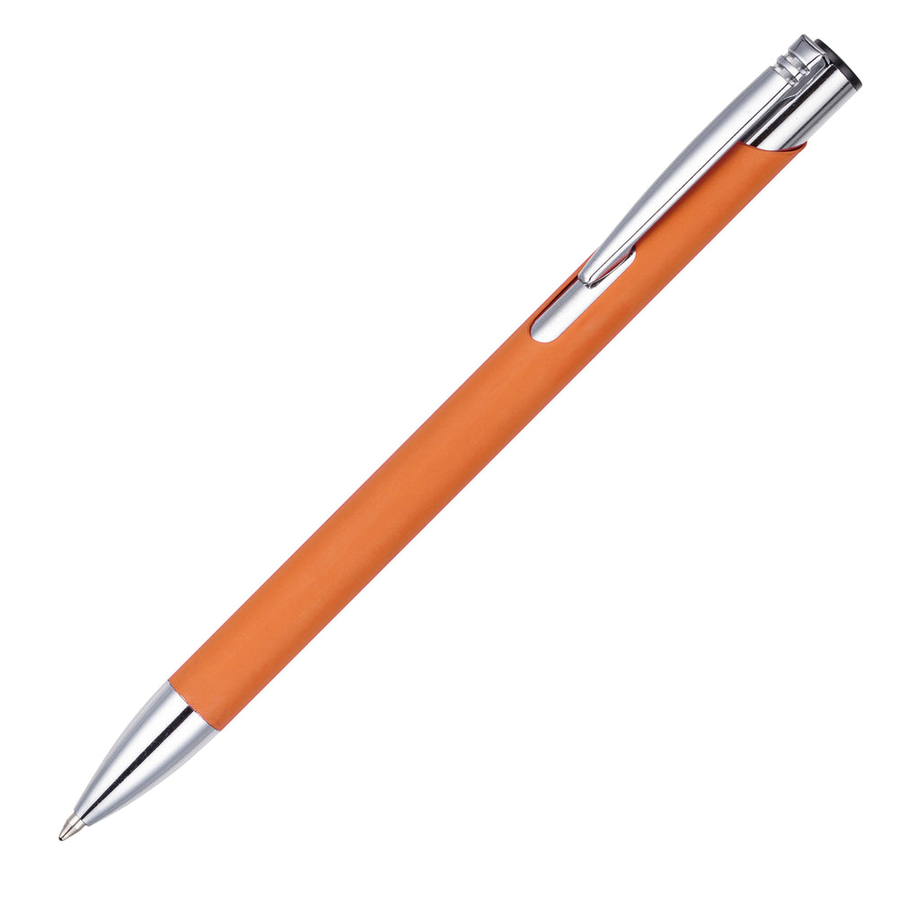 Branded MOLE-MATE ball pen with chrome trim