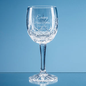 285ml Blenheim Lead Crystal Panel Goblet