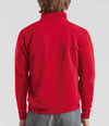 Fruit of the Loom Premium Zip Neck Sweatshirt Red