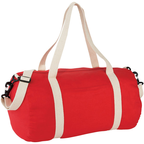 Branded Cochichuate cotton barrel duffel bag 25L