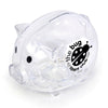 Translucent Plastic Pig Shaped Piggy Bank