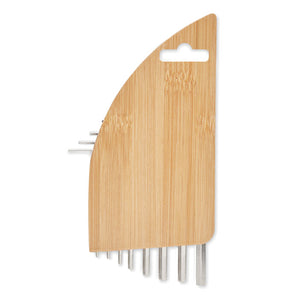 Hex key set in bamboo