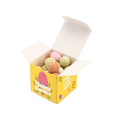 Delicious Chocolate Mini Eggs presented in your branded box | Totally Branded