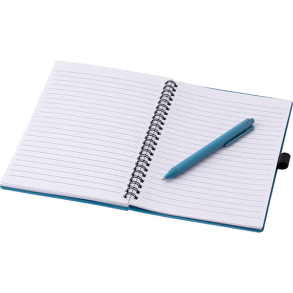 Devine Wheat straw notebook with pen (approx. A5)
