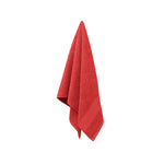 Towel organic cotton 100x50cm Red