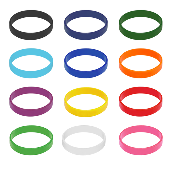 Printed Adult Silicone Wristband