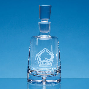 0.95ltr Handmade Bubble Base Holding Company Decanter