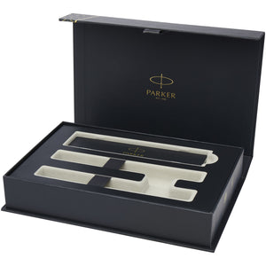 Parker IM rollerball and ballpoint black ink pen set