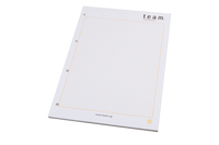 A4 Notepad with Wrapover Front Cover