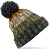 Branded Beechfield Corkscrew Pom Pom Beanie