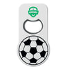 Football opener with magnet