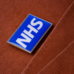 Express Printed Duo Pin Badge - Rectangle