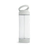 QUINTANA. Glass sports bottle with PP cap 390 mL