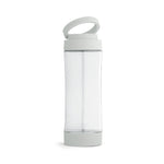 QUINTANA. Glass sports bottle with PP cap 390 mL