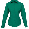 Premier Ladies Long Sleeve Poplin Blouse