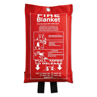Branded Fire blanket in pouch 100x95cm