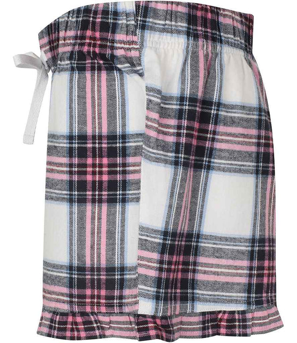 SF Ladies Tartan Frill Shorts