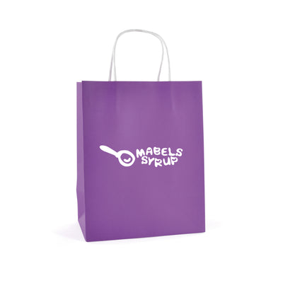Branded Brunswick Medium Natural Paper Bag