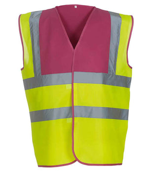 Yoko Hi-Vis Two Band and Braces Waistcoat