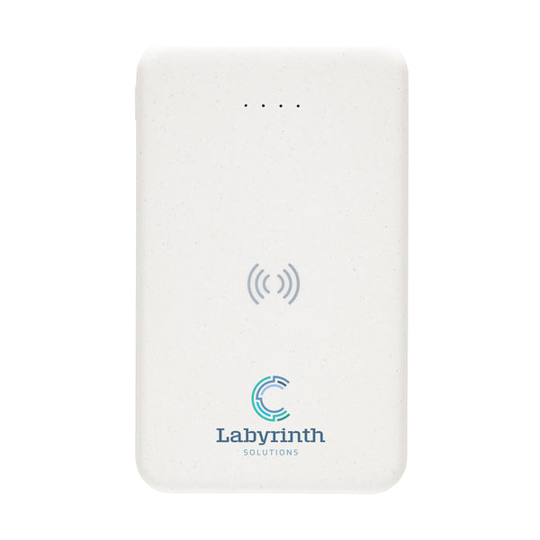 RCS recycled plastic 5.000 mAh 5W wireless powerbank